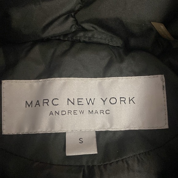 Marc New York (Andrew Marc) Sz S Black Quilted Puffer Womens vest - Picture 7 of 11